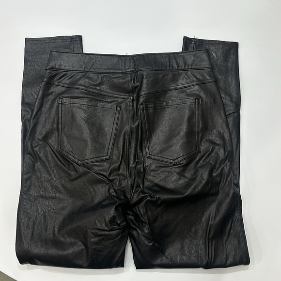 NWOT Spanx Leather Like Skinny Ankle Pant Medium Item# 8M - Picture 10 of 11